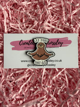 Load image into Gallery viewer, Meditating Sloth Pin Badge
