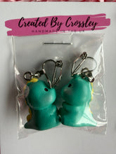 Load image into Gallery viewer, Chunky Dino Clip On Earrings
