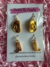 Load image into Gallery viewer, Cowboy Earring Duo
