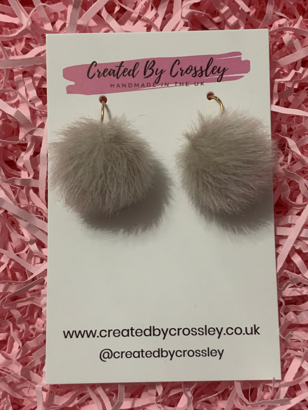 Fluffy Colourful Charm Earrings