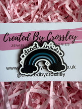 Load image into Gallery viewer, “Dead Inside” Rainbow Pin Badge
