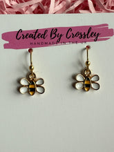 Load image into Gallery viewer, Colourful Bee Charm Earrings
