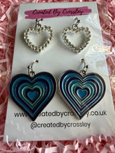 Load image into Gallery viewer, Hearts Earring Duo
