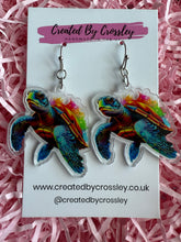 Load image into Gallery viewer, Turtle Charm Earrings
