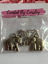 Load image into Gallery viewer, Elephant Clip On Earrings
