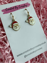 Load image into Gallery viewer, Santa Claus Charm Earrings
