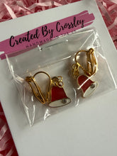 Load image into Gallery viewer, Mini Gem Bell Clip On Earrings
