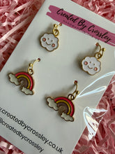 Load image into Gallery viewer, Rainbow Cloud Earring Duo
