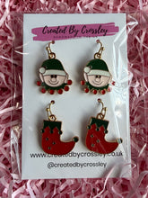 Load image into Gallery viewer, Christmas Elf Earring Duo
