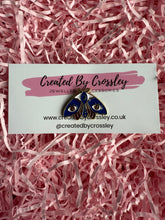 Load image into Gallery viewer, Blue Moth Pin Badge
