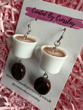 Load image into Gallery viewer, Coffee Charm Earrings

