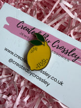 Load image into Gallery viewer, Lemon Pin Badge
