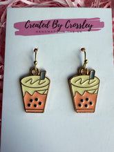 Load image into Gallery viewer, Bubble Tea Charm Earrings
