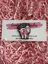 Load image into Gallery viewer, “I Identify as a problem” Sheep Pin Badge
