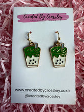 Load image into Gallery viewer, Bubble Tea Charm Earrings
