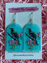 Load image into Gallery viewer, Large Bird Charm Earrings
