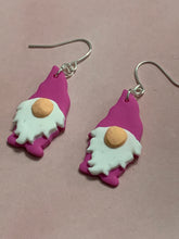 Load image into Gallery viewer, Pink Gonk Clay Earrings
