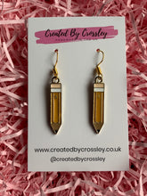 Load image into Gallery viewer, Pencil Charm Earrings
