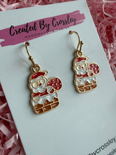 Load image into Gallery viewer, Santa Claus Charm Earrings
