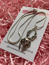 Load image into Gallery viewer, Spider Skull Charm Necklace
