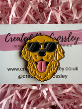 Load image into Gallery viewer, Cool Dog Pin Badge
