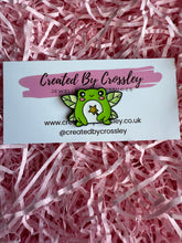Load image into Gallery viewer, Fairy Frog Pin Badge
