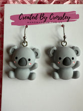 Load image into Gallery viewer, Koala Charm Earrings
