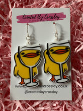 Load image into Gallery viewer, Funny Duck Charm Earrings
