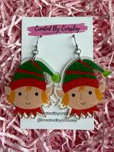 Load image into Gallery viewer, Large Elf Charm Earrings
