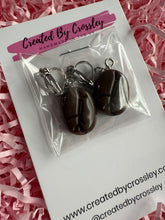 Load image into Gallery viewer, Coffee Bean Clip On Earrings
