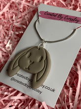 Load image into Gallery viewer, Rabbit Clay Earrings and Necklace
