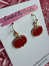 Load image into Gallery viewer, Pumpkin Charm Earrings
