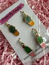 Load image into Gallery viewer, Potted Plant Earring Duo
