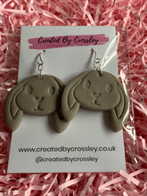 Load image into Gallery viewer, Rabbit Clay Earrings and Necklace
