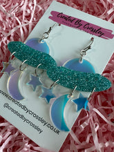 Load image into Gallery viewer, Alien Spaceship Charm Earrings
