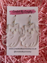 Load image into Gallery viewer, Ghost Cats Charm Earrings
