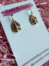 Load image into Gallery viewer, Christmas Present Charm Earrings
