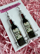 Load image into Gallery viewer, Christmas Wine Bottle Charm Earrings

