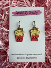 Load image into Gallery viewer, Bubble Tea Charm Earrings
