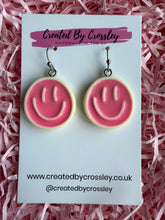 Load image into Gallery viewer, Happy Face Charm Earrings
