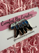 Load image into Gallery viewer, Mountain Forest Bear Pin Badge

