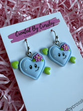 Load image into Gallery viewer, Valentines Smiley Heart Earrings
