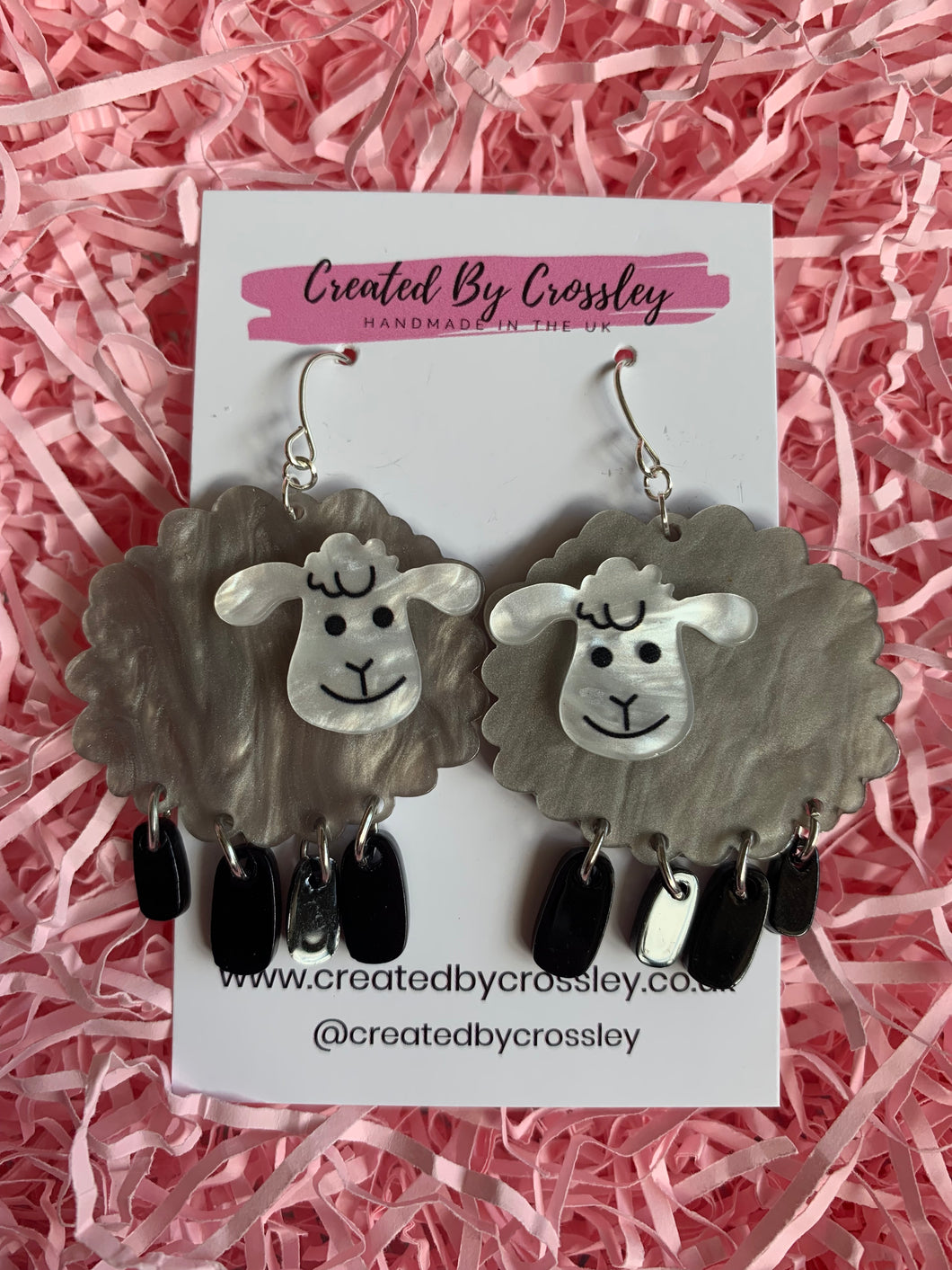 Sheep Charm Earrings