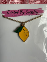 Load image into Gallery viewer, Lemon Charm Necklace
