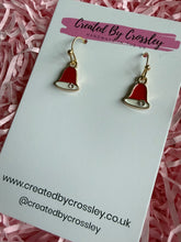 Load image into Gallery viewer, Mini Gem Bells Charm Earrings
