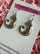 Load image into Gallery viewer, Chameleon Lizard Charm Earrings
