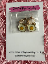 Load image into Gallery viewer, Mini Fried Egg Clip On Earrings

