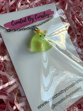 Load image into Gallery viewer, Green Monster Charm Necklace
