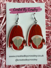 Load image into Gallery viewer, Red Gonk Charm Earrings
