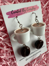 Load image into Gallery viewer, Coffee Charm Earrings

